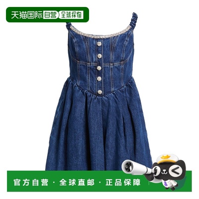 香港直邮Self-Portrait 女士 短款连衣裙 blue蓝色 舒适时尚