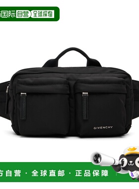 1h可退 香港直邮Givenchy 纪梵希 男士 黑色 Essential U 腰包 BK