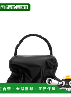 香港直邮Y PROJECT 女士 黑色皮革手袋 620BA007S15BLACK手提包