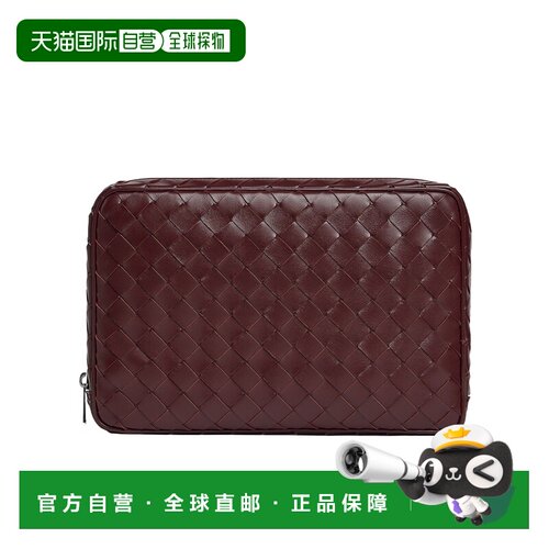 1h可退 香港直邮Bottega Veneta Intrecciato 中号拉链收纳袋 765