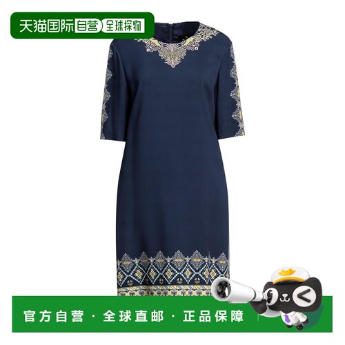 香港直邮Etro 艾特罗 女士 中长连衣裙 blue蓝色 舒适时尚