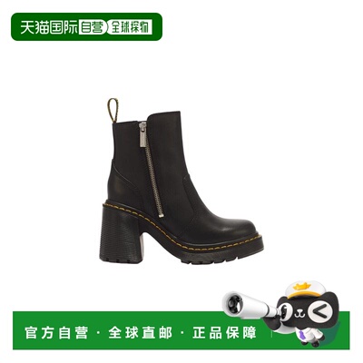 欧洲直邮DR. MARTENS 女士高跟鞋 43121001BLACK 【付后1h可退】