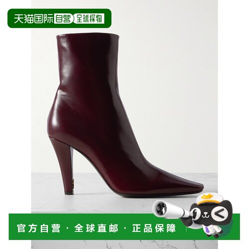 1h可退 Saint Laurent 圣罗兰 女士 拉链短筒靴 806674AA高跟