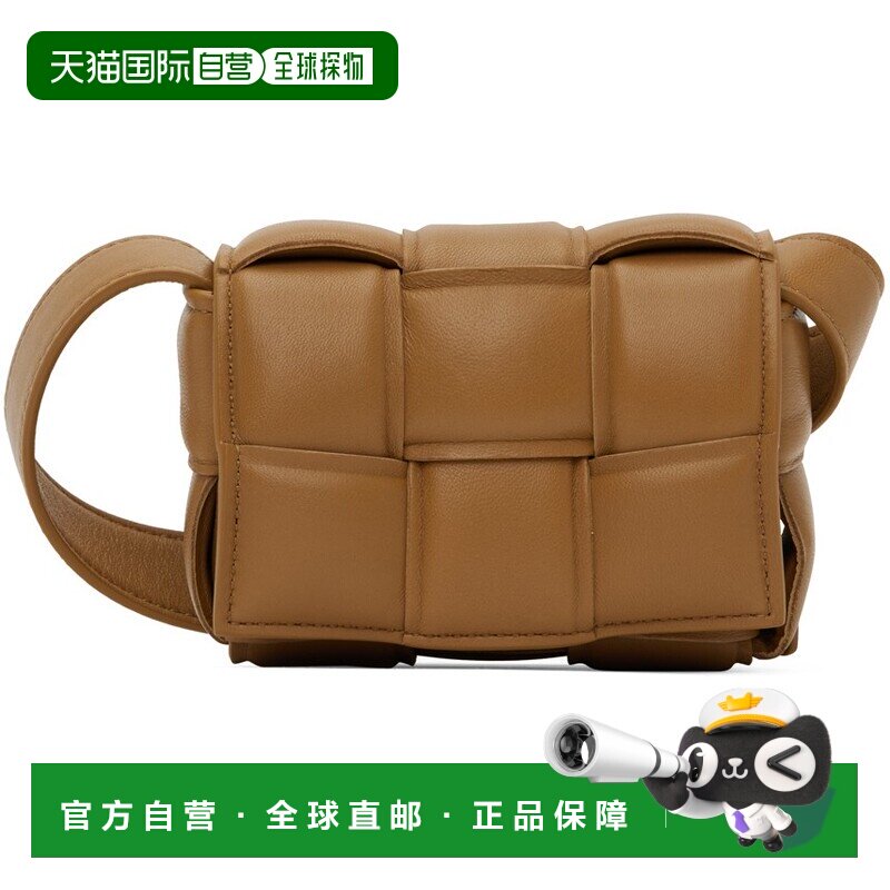 香港直邮Bottega Veneta 葆蝶家 女士 黄褐色 Candy Padded Casse