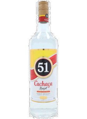 欧洲直邮CACHACA 51威士忌酒口感香醇浓厚丰盈细腻回味绵长1L