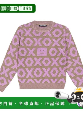1h可退 香港直邮Acne Studios 艾克妮 女童 Kozu XOXO 迷你毛衣童