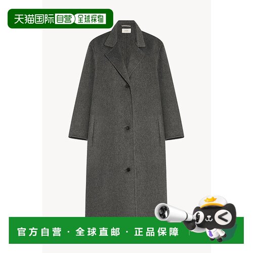 香港直邮The Row 女士 灰色羊绒外套 8249W3537 grey灰色 舒适时
