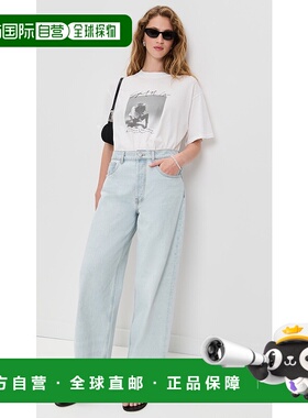 香港直邮ANINE BING 女士 Manon 牛仔裤 blue蓝色 舒适时尚新款