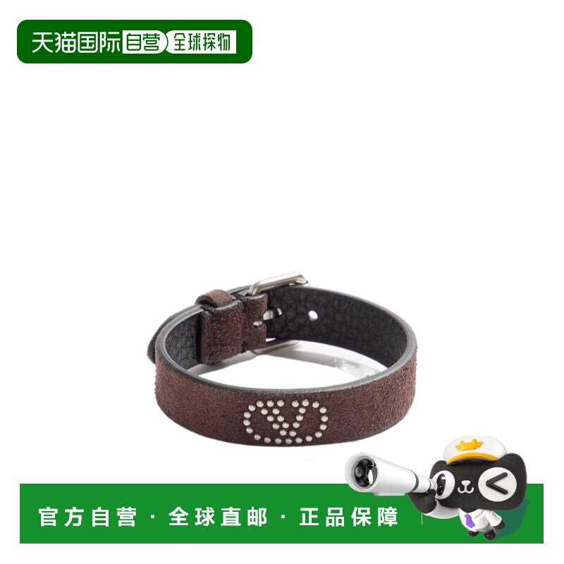 香港直邮VALENTINO 男士手链手镯 YJ0BD8WYL0TO SS2026 棕色 VLog