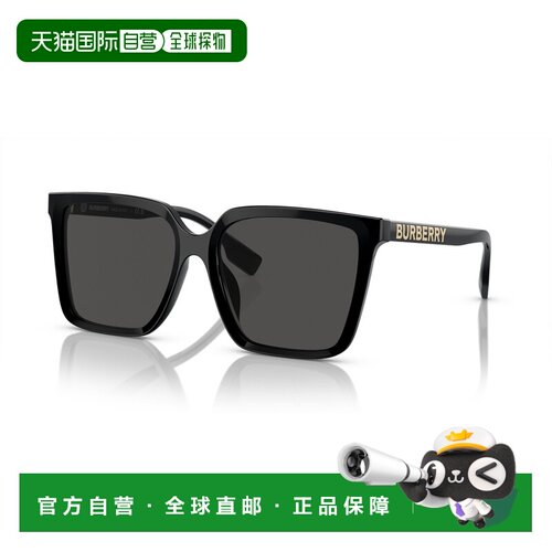 香港直邮BURBERRY/博柏利 徽标设计方形墨镜太阳镜女款BE4411D