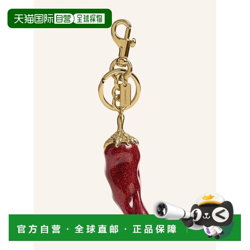 1h可退 欧洲直邮COACH 女士饰品 100313257018000 CO 红色 CHILI