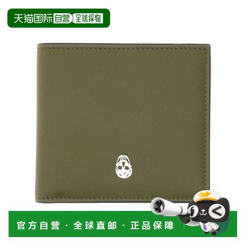1h可退 香港直邮ALEXANDER MCQUEEN 男士钱包 8361471AAVB2875 AW