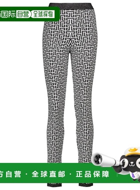 香港直邮Balmain 巴尔曼 女士 印花高腰针织打底裤 000734