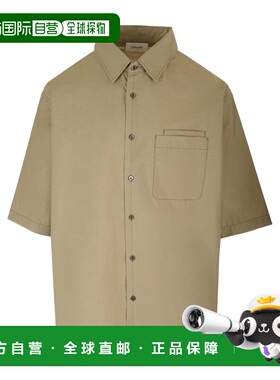 1h可退 香港直邮Lemaire 男士 短袖衬衫 SH1079LF1234 green绿色