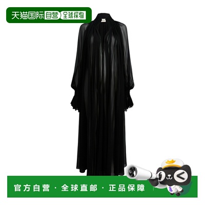 香港直邮KHAITE 女士连衣裙 5565337200 SS2026 黑色 Edgar 连衣