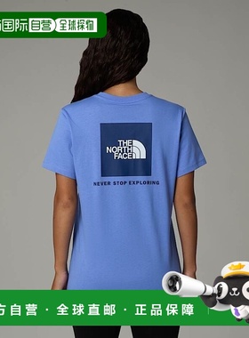 自营欧洲直邮北面Redbox 女式休闲T恤TheNorthFace新款