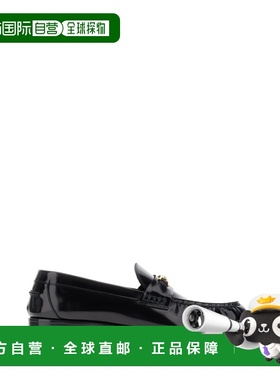 1h可退 香港直邮versace 范思哲 女士 黑色 Medusa '95 乐福鞋 10