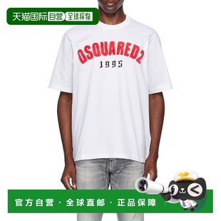香港直邮Dsquared2 S74GD1309S23009 圆领徽标T恤