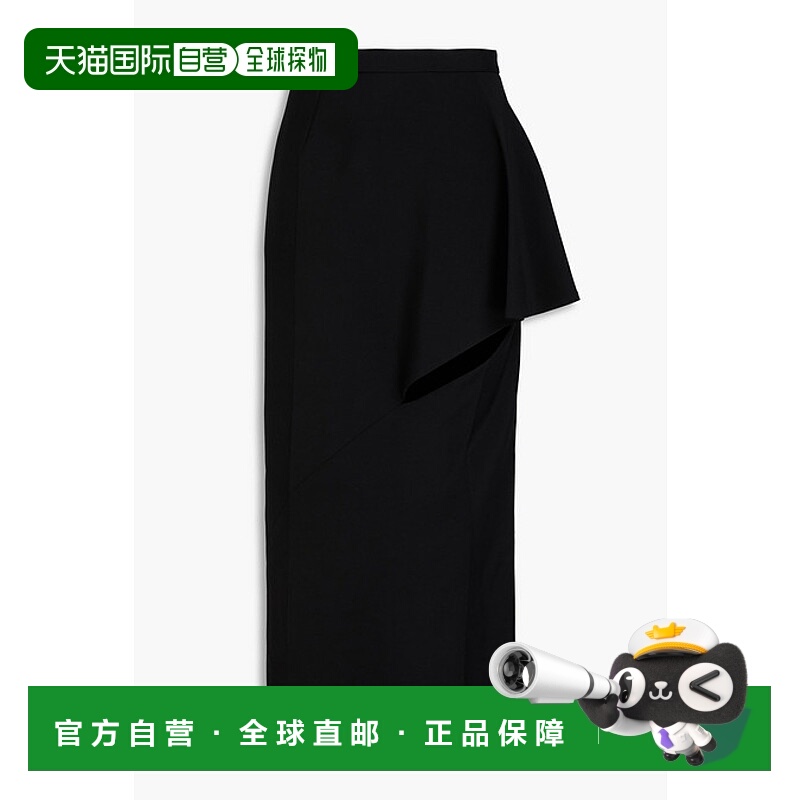 1h可退 香港直邮MCQUEEN 亚历山大 麦昆 女士 高腰侧开衩长半身裙