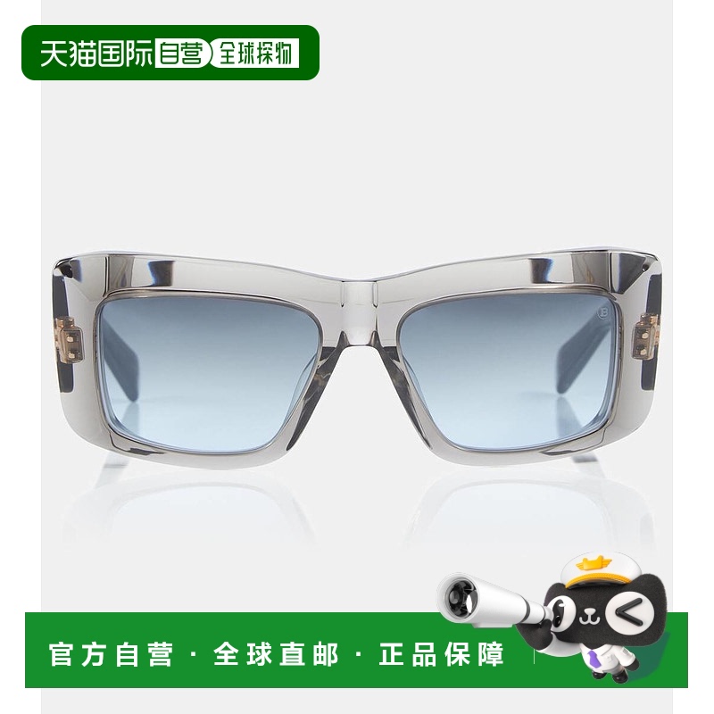 香港直邮Balmain 巴尔曼 女士 Envie 方形醋纤太阳眼镜 000734