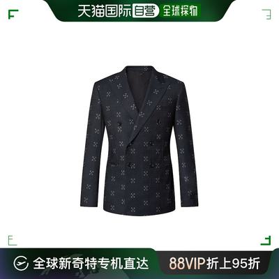 欧洲直邮LOUIS VUITTON(路易威登) 男士Pont Neuf 双排扣羊毛夹克