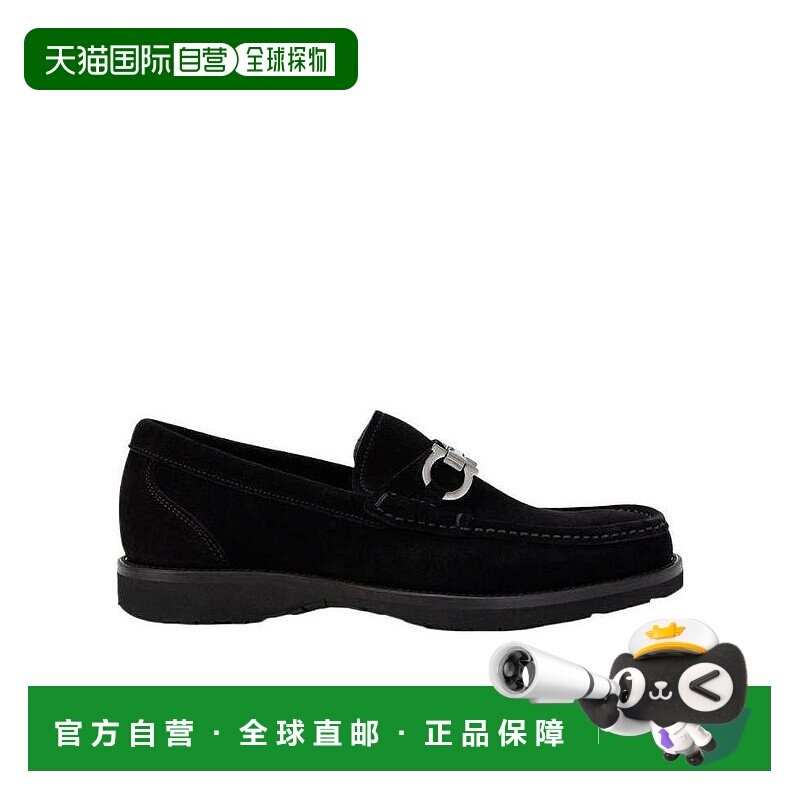 1h可退 香港直邮Salvatore Ferragamo logo扣饰商务休闲鞋 058554