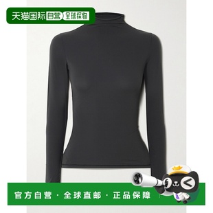 弹性针织高领上衣 1h可退 Onyx 女士 LSLST9050WON 香港直邮SKIMS