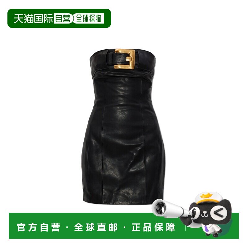 1h可退 香港直邮BALMAIN 女士连衣裙 GF1R1420LE040PA SS2026 黑