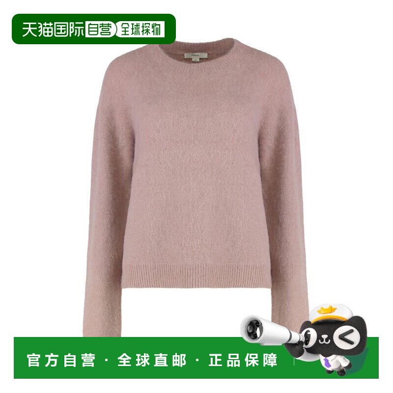 1h可退 香港直邮VINCE 女士 长袖圆领套头衫 V141079799 pink粉色