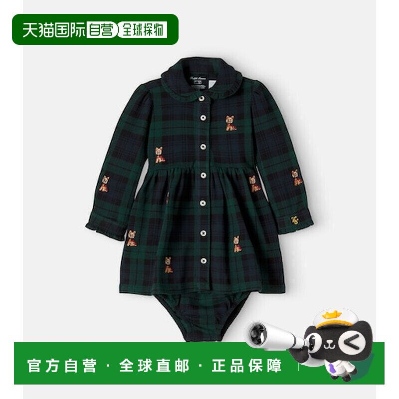 香港直邮PoloRalphLaurenPolo拉夫 劳伦女童连衣裙【付后1h可退】图片