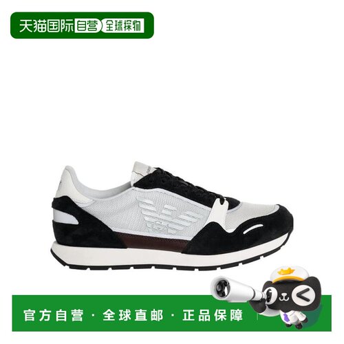 香港直邮Emporio Armani 徽标运动鞋 X4X537XM678【付后1h可退】