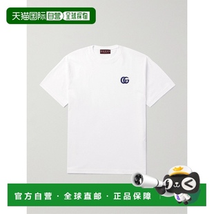 针织棉T恤 男士 796395XJG55 古驰 香港直邮Gucci
