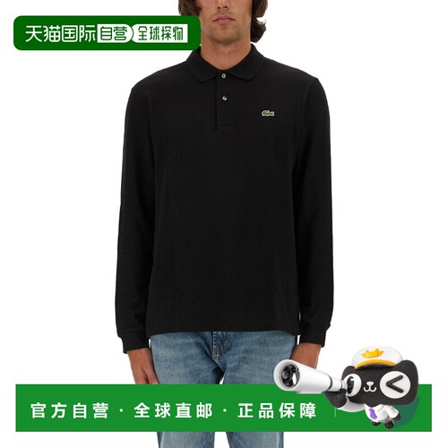 香港直邮LACOSTE 男士T恤 L1312031 AW2026 黑色 L1支付后1h可退