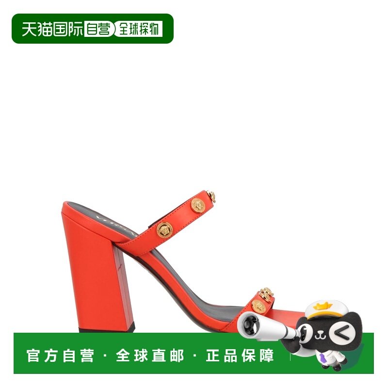 1h可退 香港直邮versace 范思哲 女士 凉鞋 red红色 舒适时尚单鞋,女鞋,时装凉鞋,淘宝优惠券,粉丝福利购,淘宝优惠卷