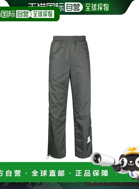 1h可退 香港直邮Thom Browne 汤姆 布朗 男士 徽标运动裤 MJQ208A