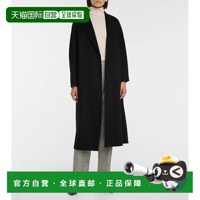 1h可退 香港直邮'S Max Mara 女士 Esturia 束带初剪羊毛大衣