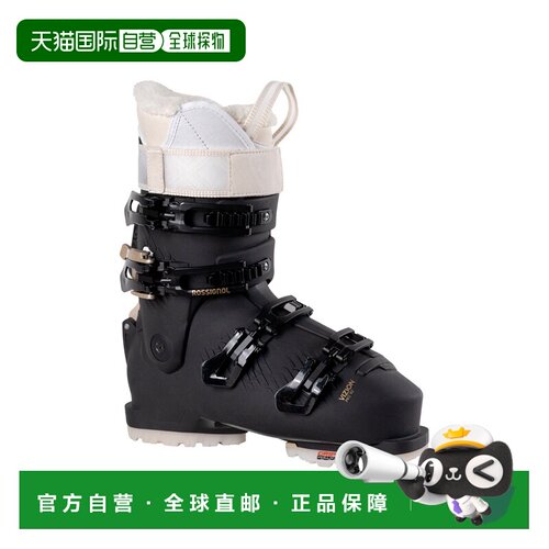 自营欧洲直邮Rossignol Vizion 4B女士黑色聚氨酯高山滑雪靴