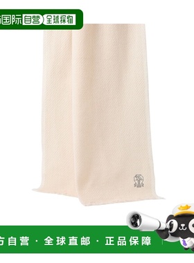 香港直邮Brunello Cucinelli logo刺绣围巾 MSC687AG