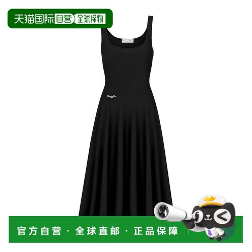 香港直邮Dior 中长喇叭连衣裙 524R37A5006性感