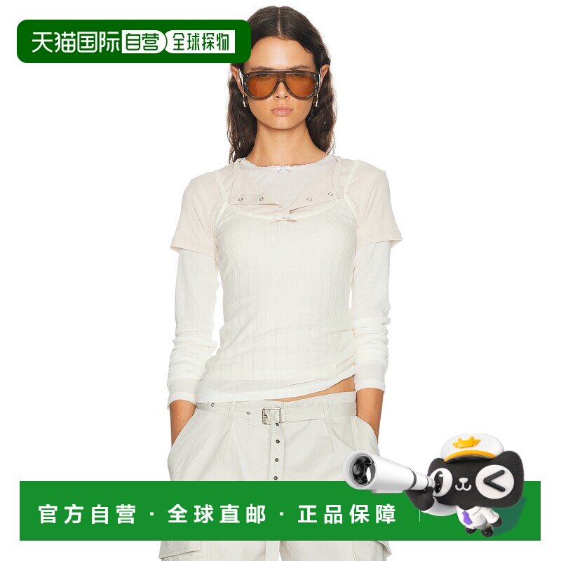 1h可退 香港直邮AcneStudios艾克妮女士T恤图片