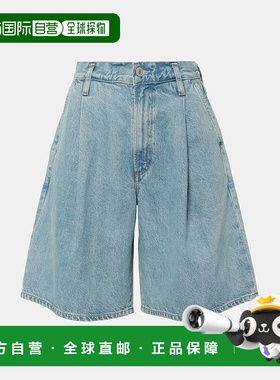 1h可退 香港直邮AGOLDE 女士 Ellis 中腰百慕大牛仔短裤