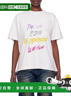 香港直邮We11done 圆领短袖T恤 WDTT024705U