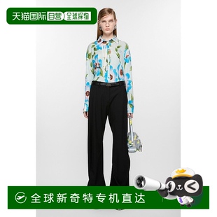 氨綸休閑褲 歐洲直郵Acne SS25女士黑色棉 褲 Studios 子