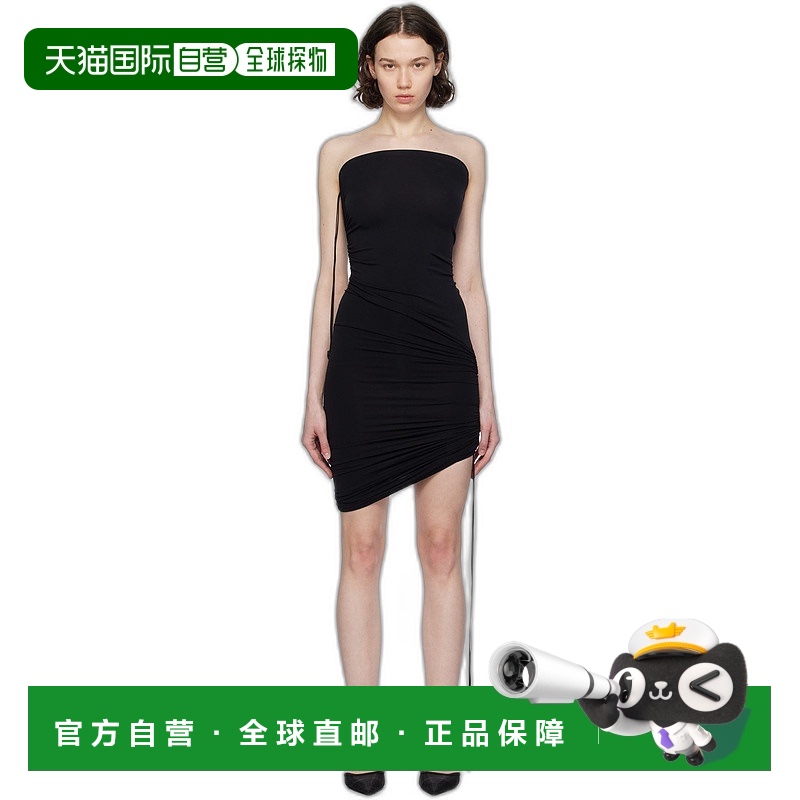 香港直邮Wolford 女士 Fatal 垂褶连衣裙 57161 black黑色抹胸