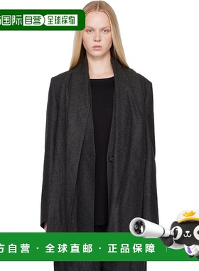 1h可退 香港直邮toteme 女士 灰色 Scarf 西装外套 254WRZ0060FB0