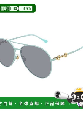 香港直邮Gucci 古驰 女士 飞行员太阳镜 GG1698S green绿色 舒适