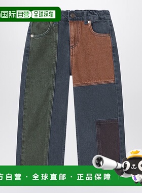 香港直邮bobo choses 男童 拼色设计牛仔裤童装 B225AC078DEMU
