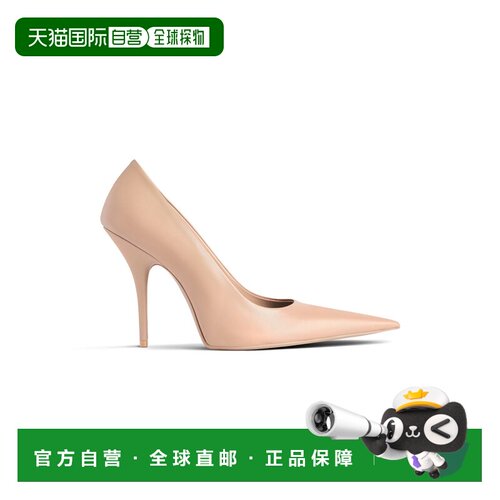 欧洲直邮BALENCIAGA (2025) 女士 Avenue After Pump 米色高跟鞋
