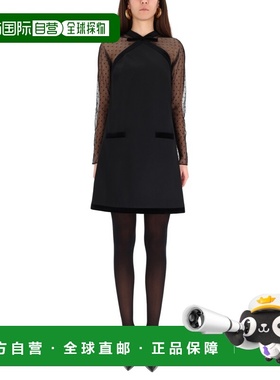 1h可退 香港直邮Nina Ricci 莲娜丽姿 女士 短款无袖连衣裙 25ACR