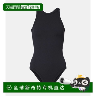 black黑色 1h可退 曲线罗纹针织针织泳衣 香港直邮TOTÊME 舒 女士